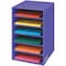 Bankers Box Shelf Organizer, 6 Compartment, 18"x12"x13-1/4", Purple FEL3381201 - alternate 4